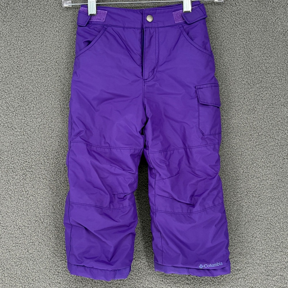 Columbia Toddler 3T Purple Snow Pants Outgrown Insulated Winter Ski Bibs